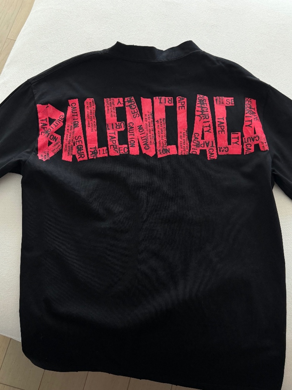 Balenciaga “caution tape” T-shirt